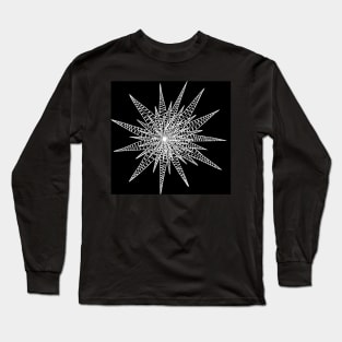 Zig Zag Star Negative Long Sleeve T-Shirt